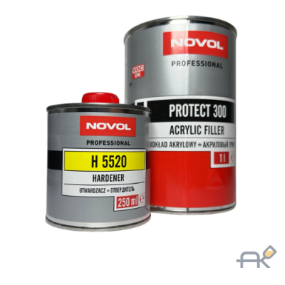 Грунт NOVOL PROTECT 300 MS 4+1 красный 1л (без отвердителя)